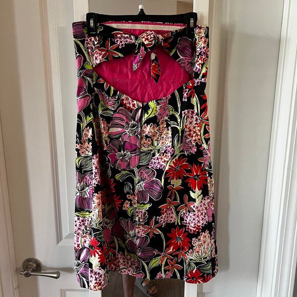 B13 Vintage Lilly Pulitzer Strapless Dress Size MS - Picture 2 of 3